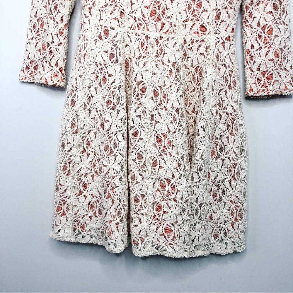 Ark & Co Fit & Flare Lace Crochet Dress - Picture 8 of 11